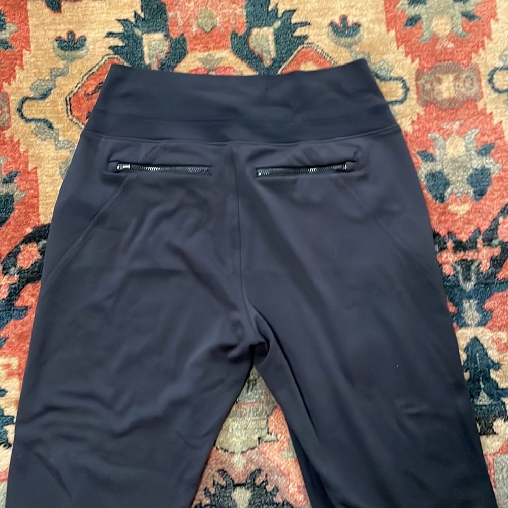 Athleta Black Venice High Rise Black Joggers size Medium - Picture 13 of 16